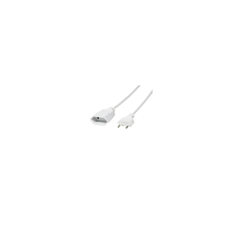 LogiLink 1m, 2xCEE 7/16 Blanc CEE7/16 - Image 1