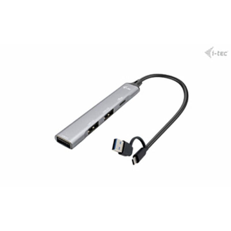 i-tec USB-C/USB-A Metal HUB 1x USB 3.0 + 3x USB 2.0 - Image 1