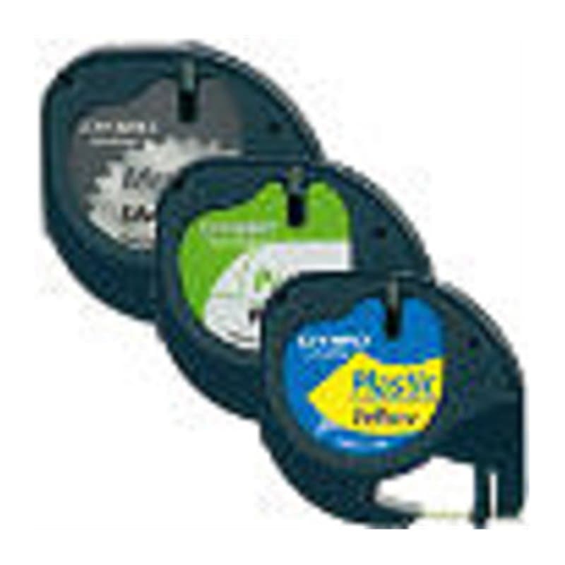 DYMO LetraTag assorted 3 pack ruban d'étiquette - Image 1