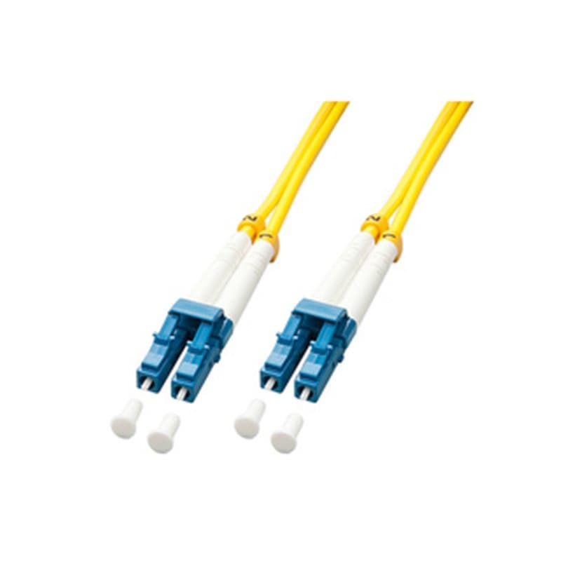 Lindy 47451 câble de fibre optique 2 m LC OS2 Jaune - Image 1