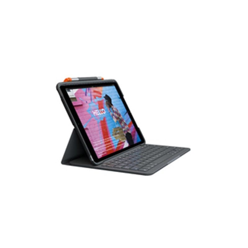 Logitech Slim Folio Graphite Bluetooth AZERTY Français - Image 1