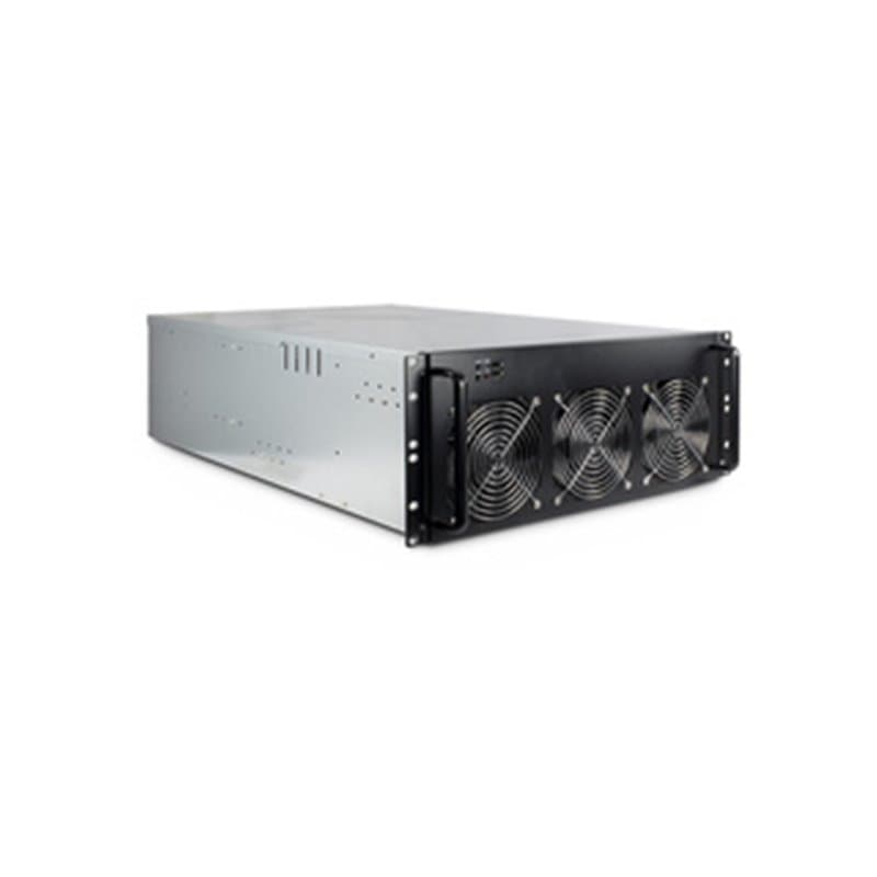 Inter-Tech 88887236 unité centrale Support Noir, Gris - Image 1
