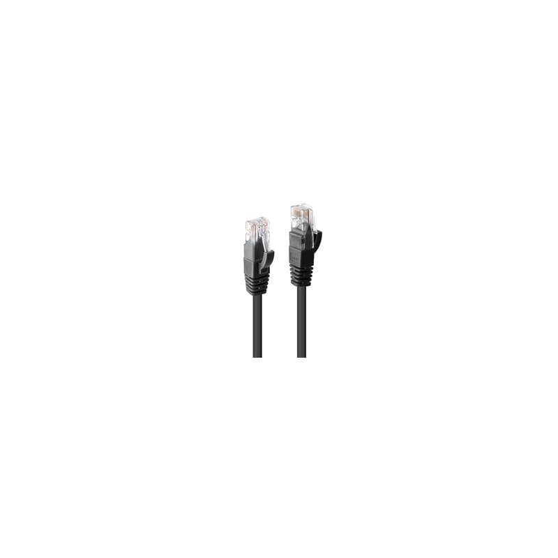 Lindy 48075 câble de réseau Noir 0,3 m Cat6 U/UTP (UTP) - Image 1