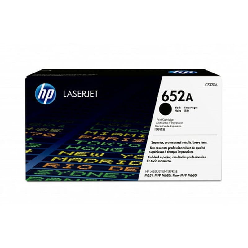 HP 652A toner noir LaserJet authentique - Image 1