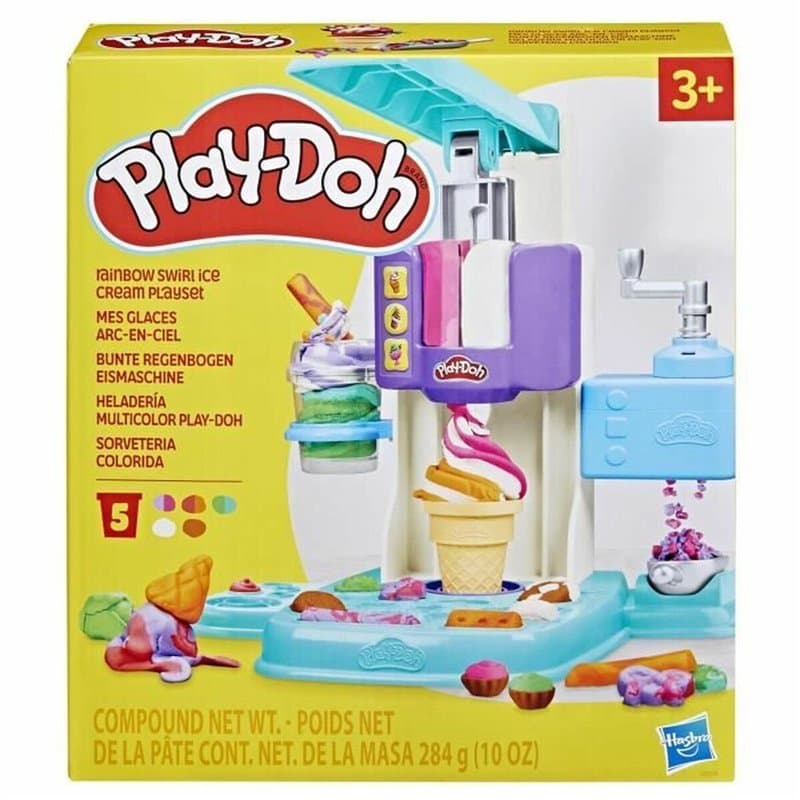 Play-Doh Rainbow Swirl Ice Cream Playset - Image 1