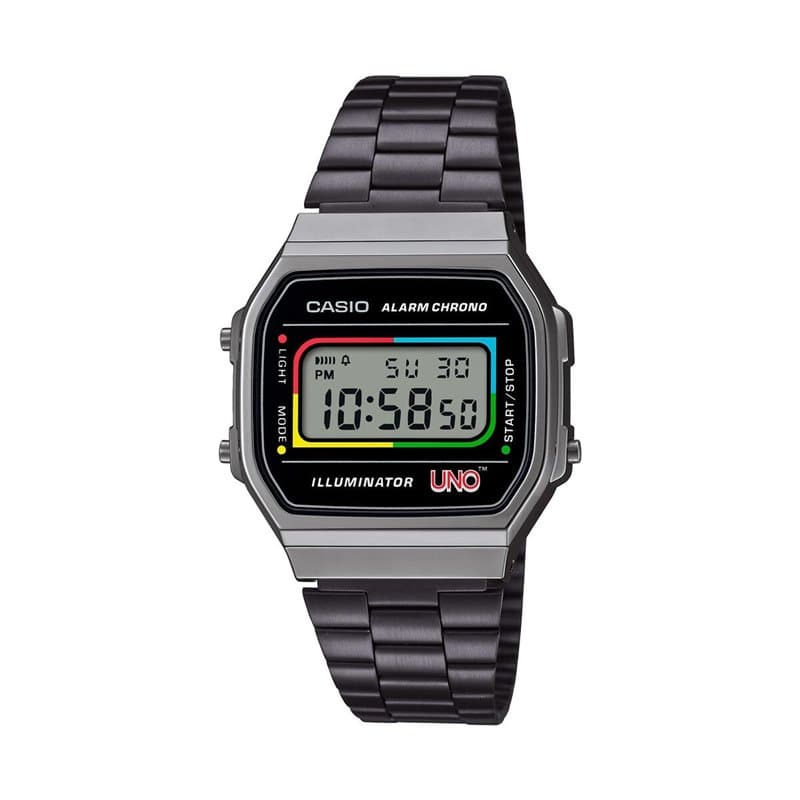 Montre Homme Casio A168WEUC-1AER Noir Gris (Ø 36 mm) - Image 1