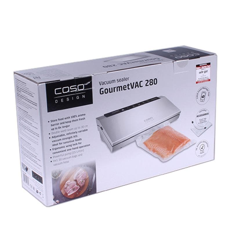 Scelleuse sous vide Caso GourmetVAC 280 argent (1385) - Image 1