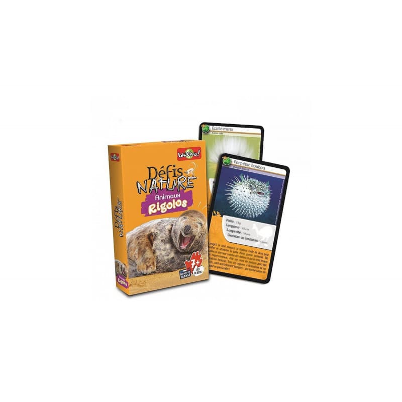 Jeu de société Bioviva Animaux rigolos défis nature - Image 1