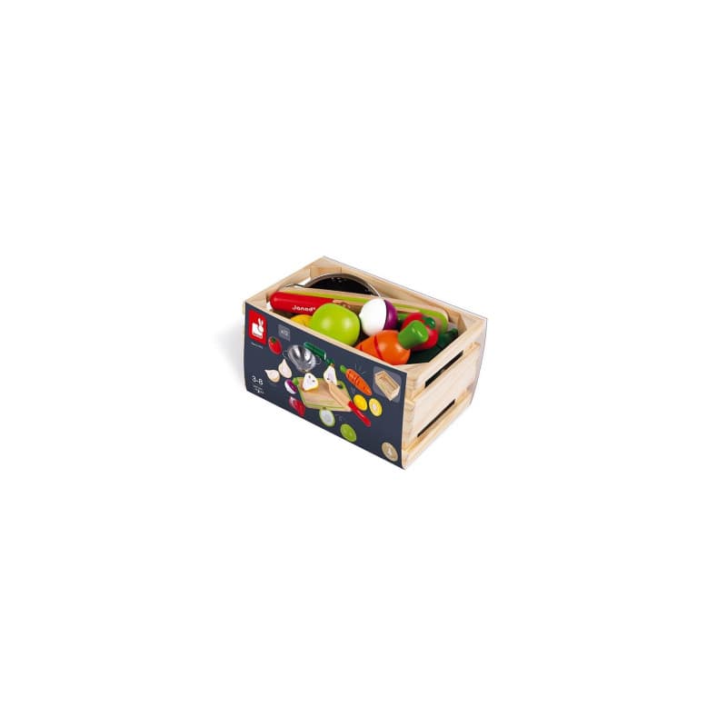 Maxi Set Janod Fruits et légumes à découper - Image 1