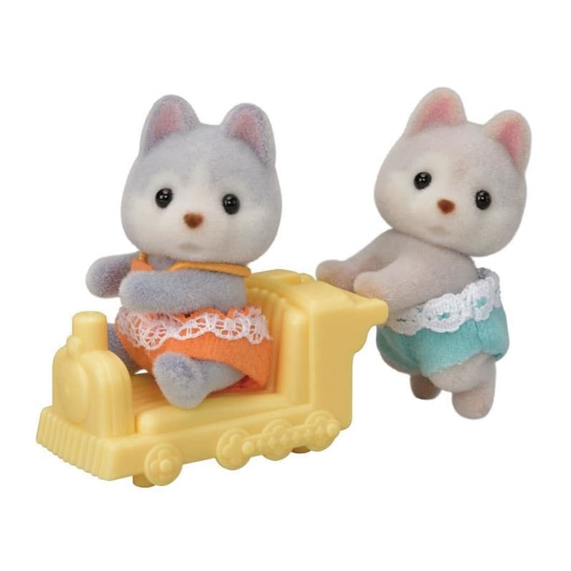 Sylvanian Families Les jumeaux husky - Image 1