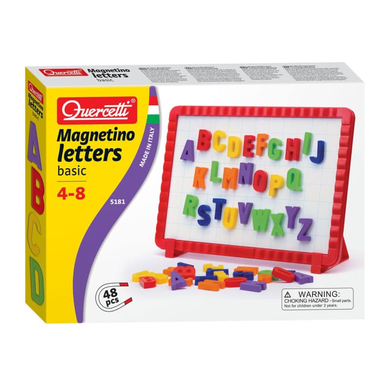Quercetti Magnetic Board Basic Letters - Image 1