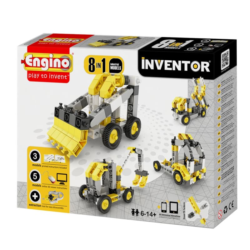 Engino Inventor work vehicles, 8 in 1 - Image 1
