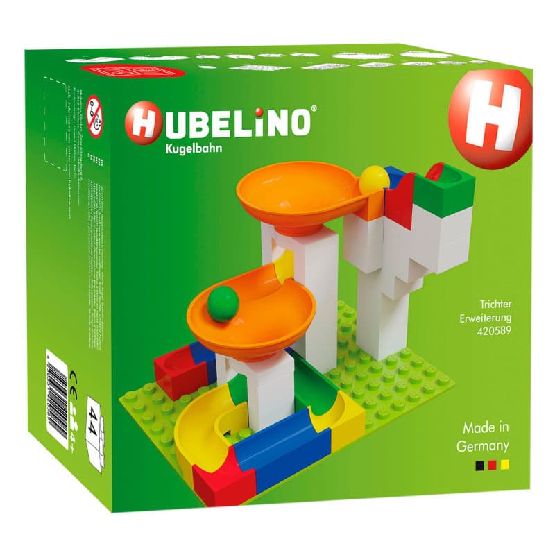 Hubelino Marble Track Expansion Set Funnel, 44 pcs. - Image 1