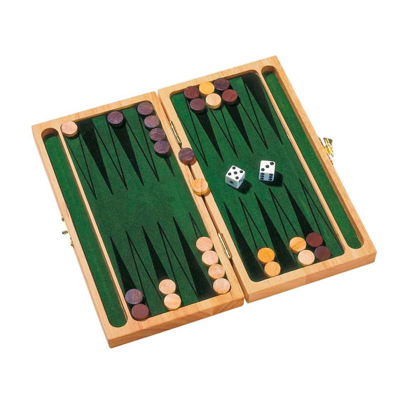 GOKI Wooden Backgammon - Image 1