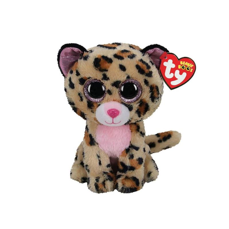 Ty Beanie Boo's Livvie Leopard, 15cm 2007518 - Image 1