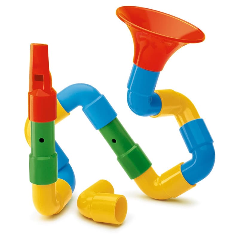 Quercetti Tubes Buildingset saxophone, 16dlg. - Image 1