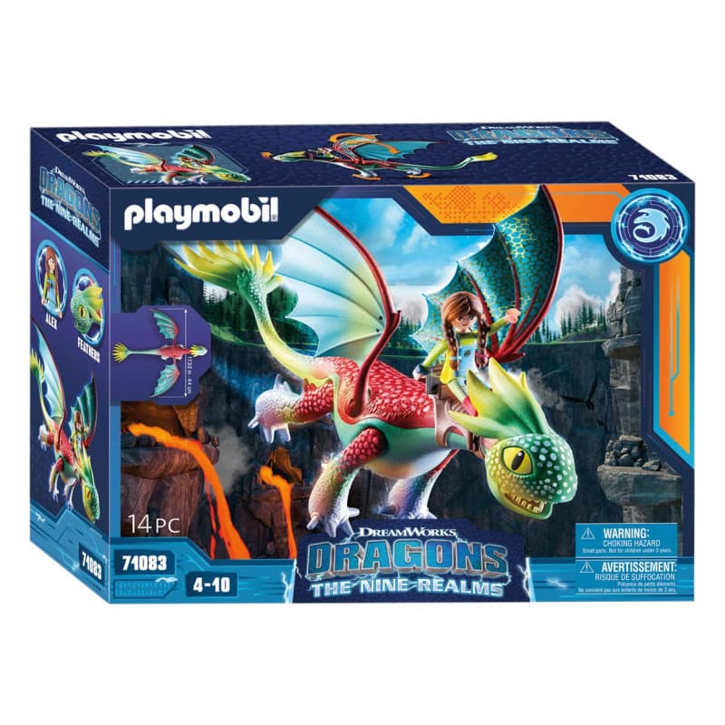 Playmobil Dragons 71083 Les Neuf Royaumes - Panache & Alex - Image 1