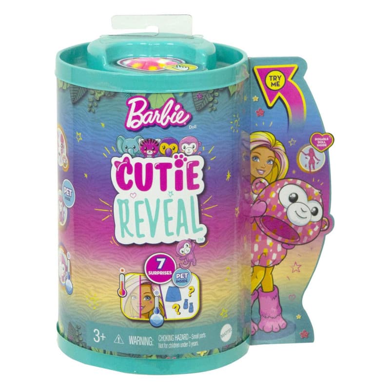 Barbie Cutie Reveal  Poupée Chelsea Série Jungle - Image 1
