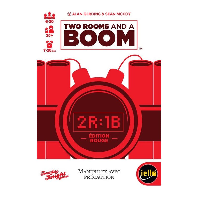 Jeu dambiance Iello Two Rooms and a Boom Rouge - Image 1