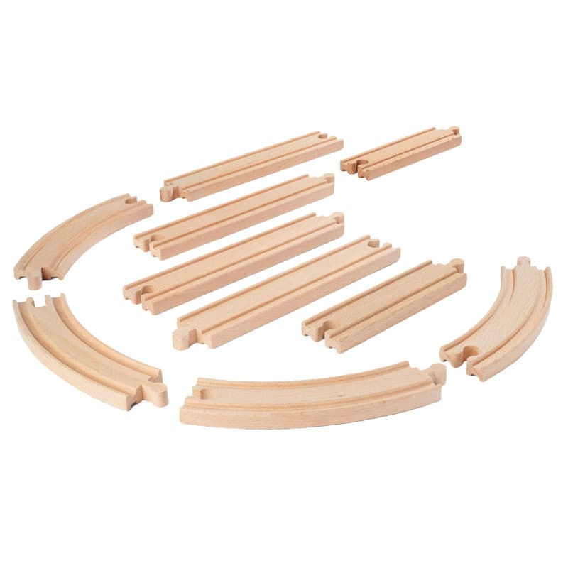 Eichhorn Train Tracks Tracks Playset, 10dlg. 100006403 - Image 1