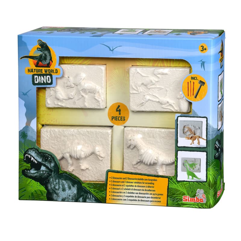 Simba - Dino Fossil Bikken Set, 4 pcs. 104342552 - Image 1