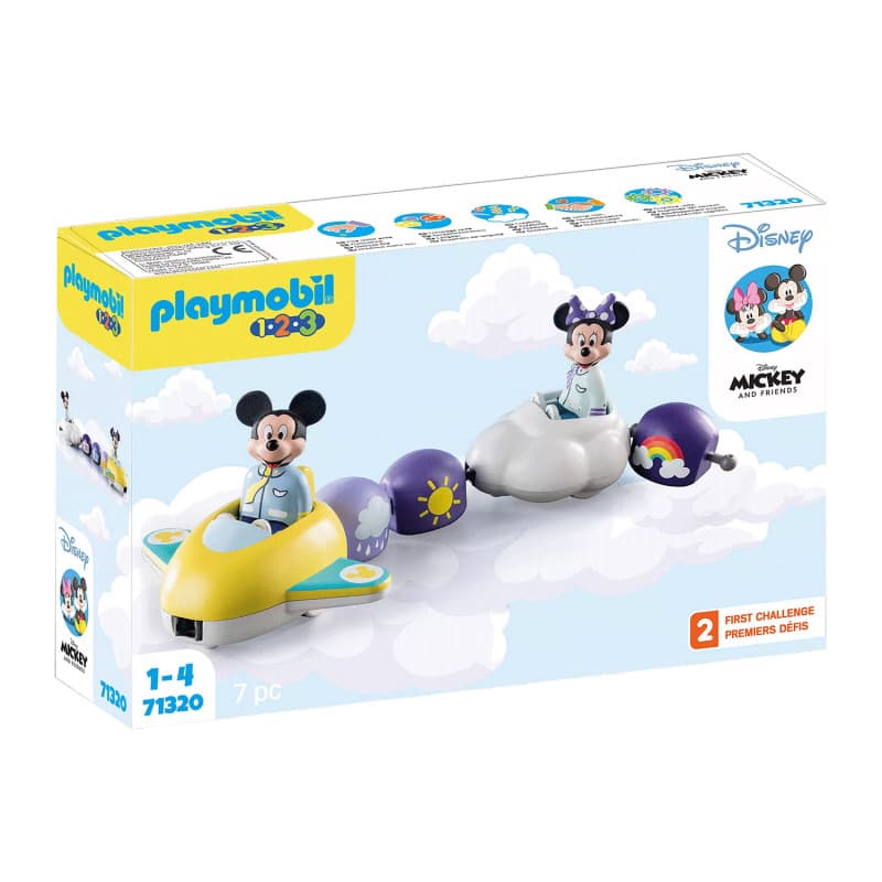Playmobil 1.2.3. Mickey Mouse Cloud Train - 71320 71320 - Image 1