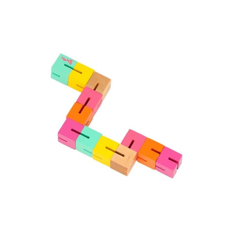 Jeu d éveil Keycraft Bloc Bois Elastique - Image 1