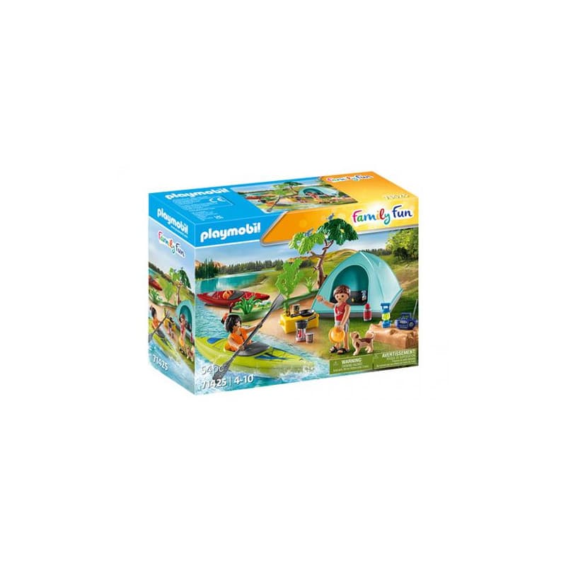 Playmobil Family Fun 71425 La famille et sa tente - Image 1