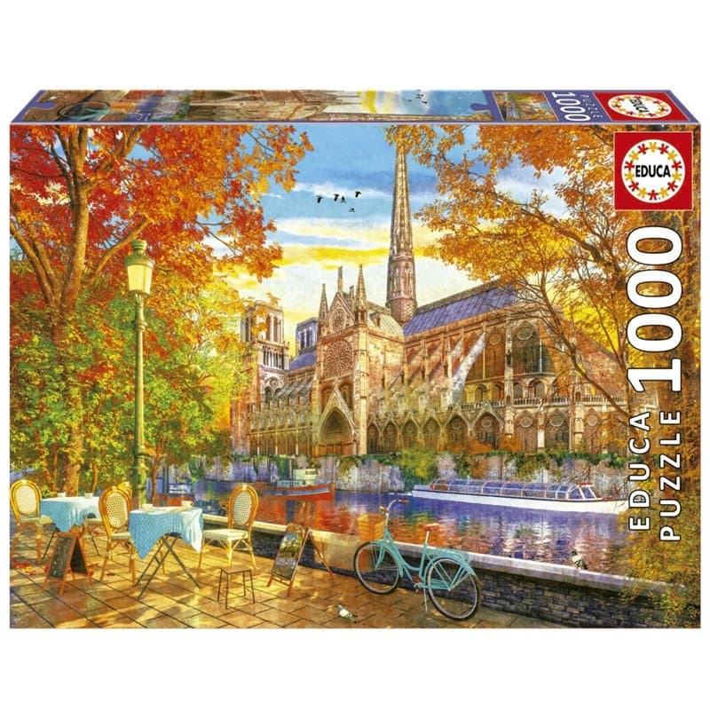 Puzzle 1000 pcs L automne a Notre Dame - Image 1