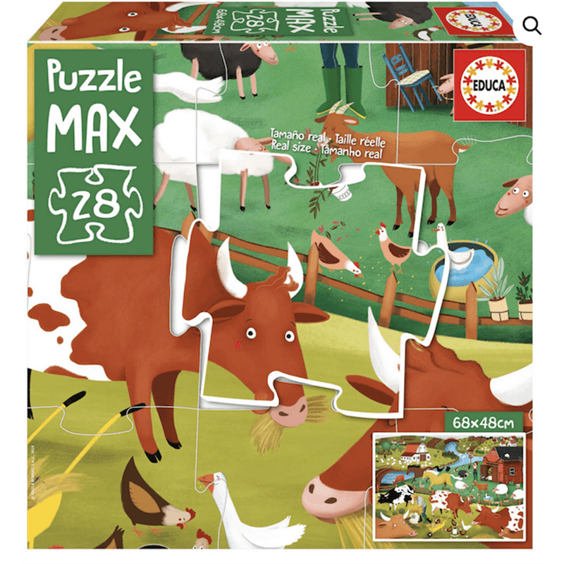 28 pieces La Ferme Puzzle Max - Image 1