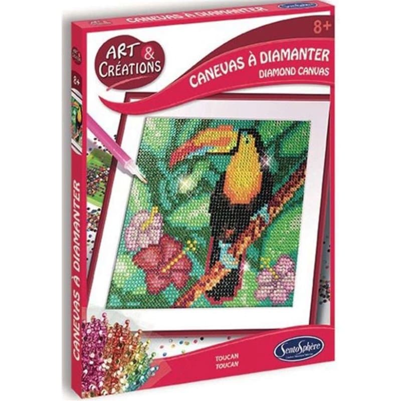 Canevas a Diamanter Toucan - Image 1