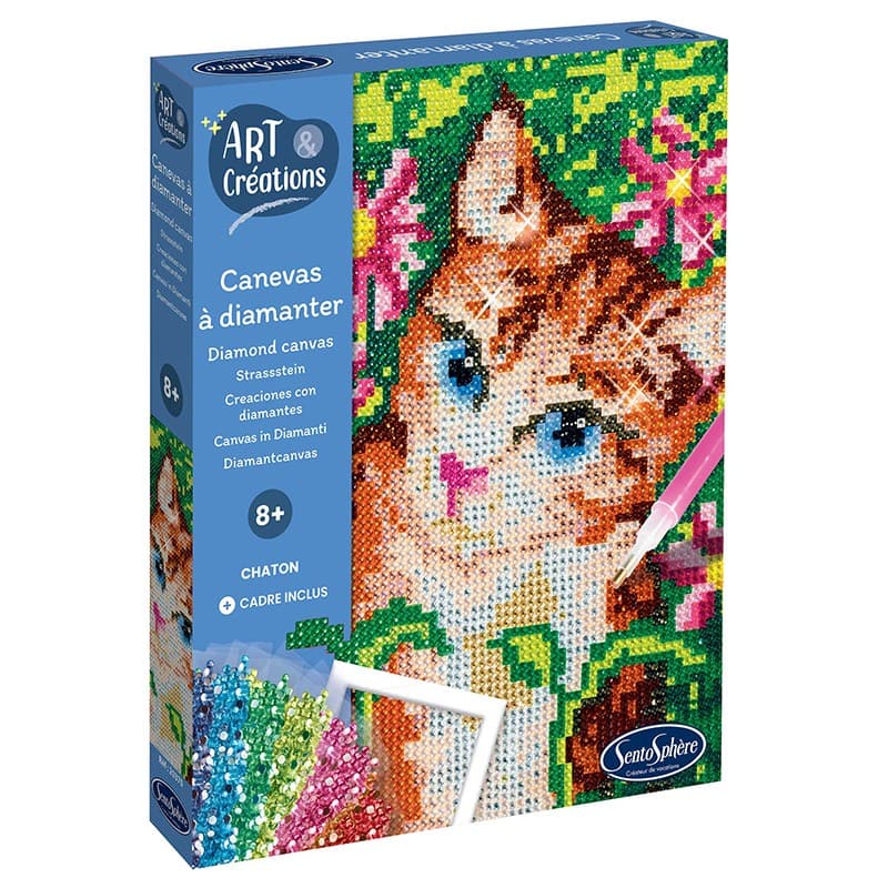 Canevas a Diamanter - Chaton - Image 1