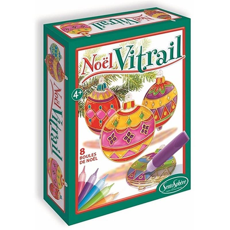 Kit creatif Noel Vitrail. - Image 1