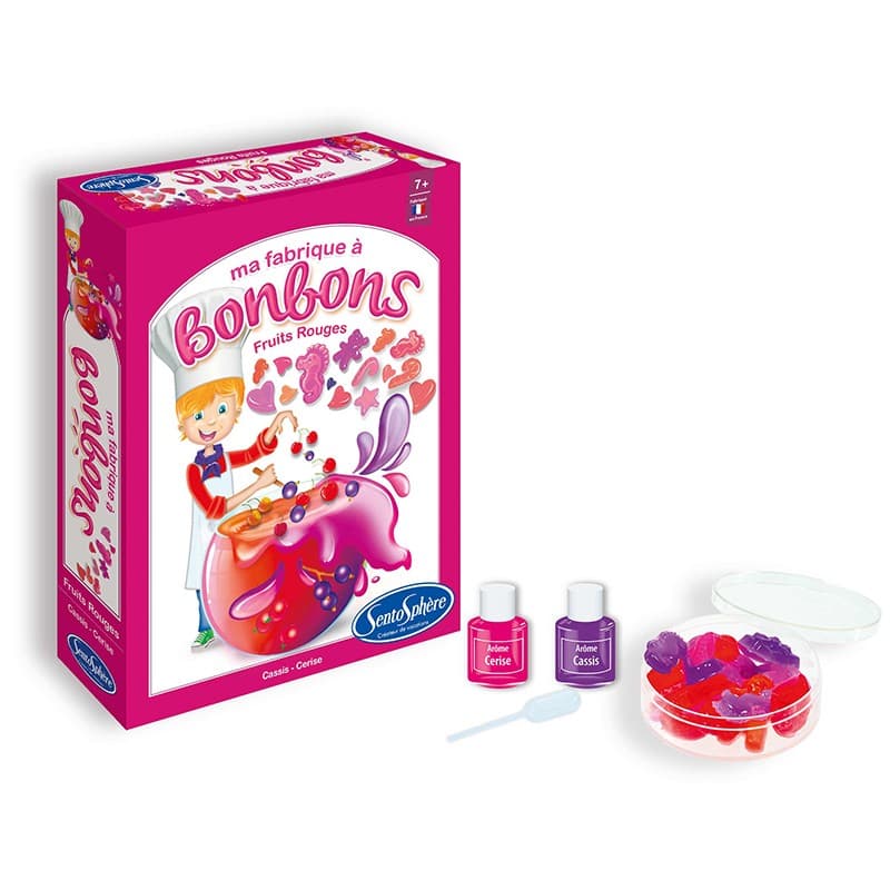Ma mini fabrique a bonbon saveurs Fruits rouge - Image 1