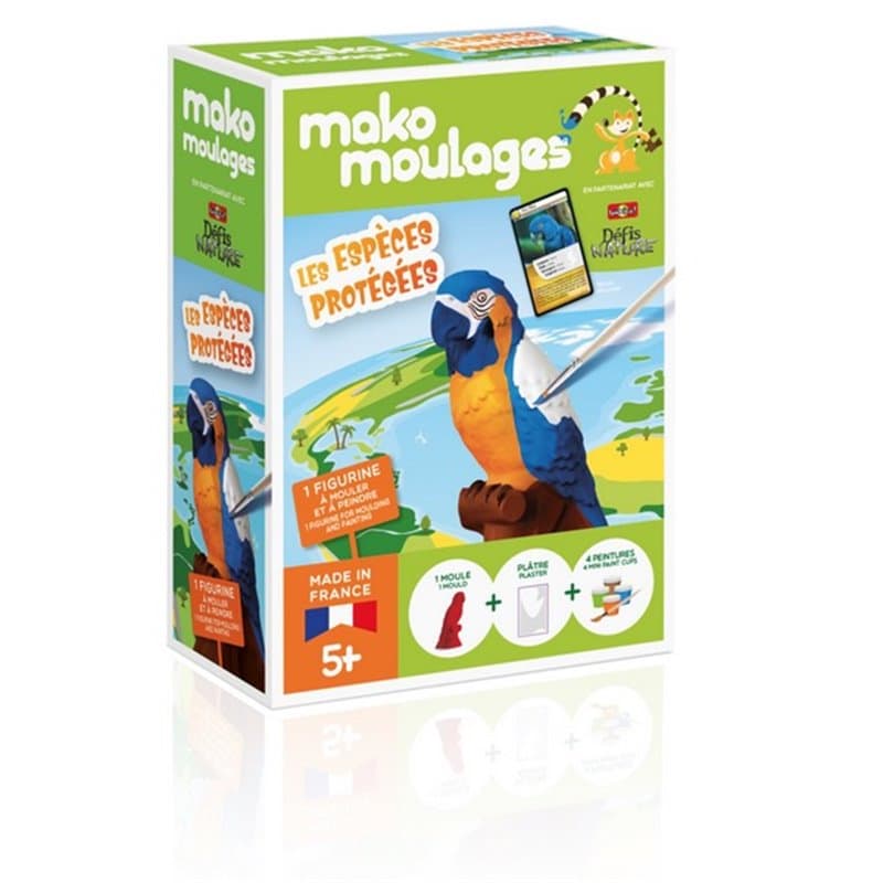 Mako moulage especes protegees ara bleu - Image 1