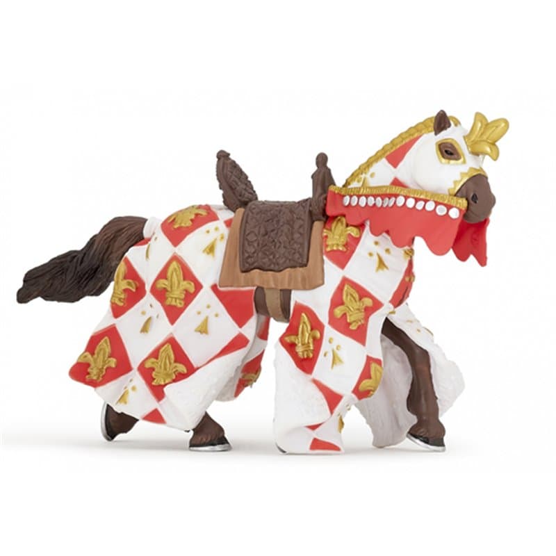 39789 Cheval blanc fleur de lys - Image 1