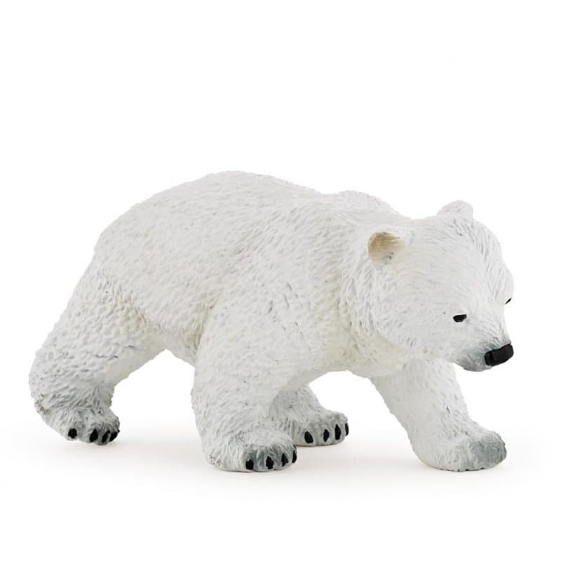 Bébé ours polaire marchant PAPO figurine - Image 1