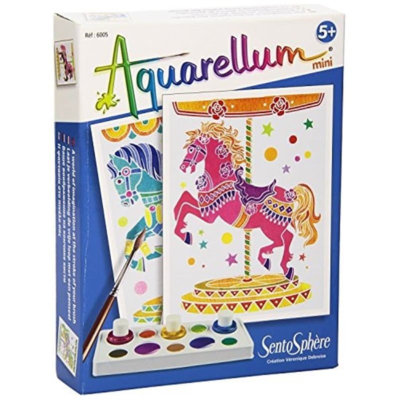Aquarellum Mini Chevaux manege - Image 1