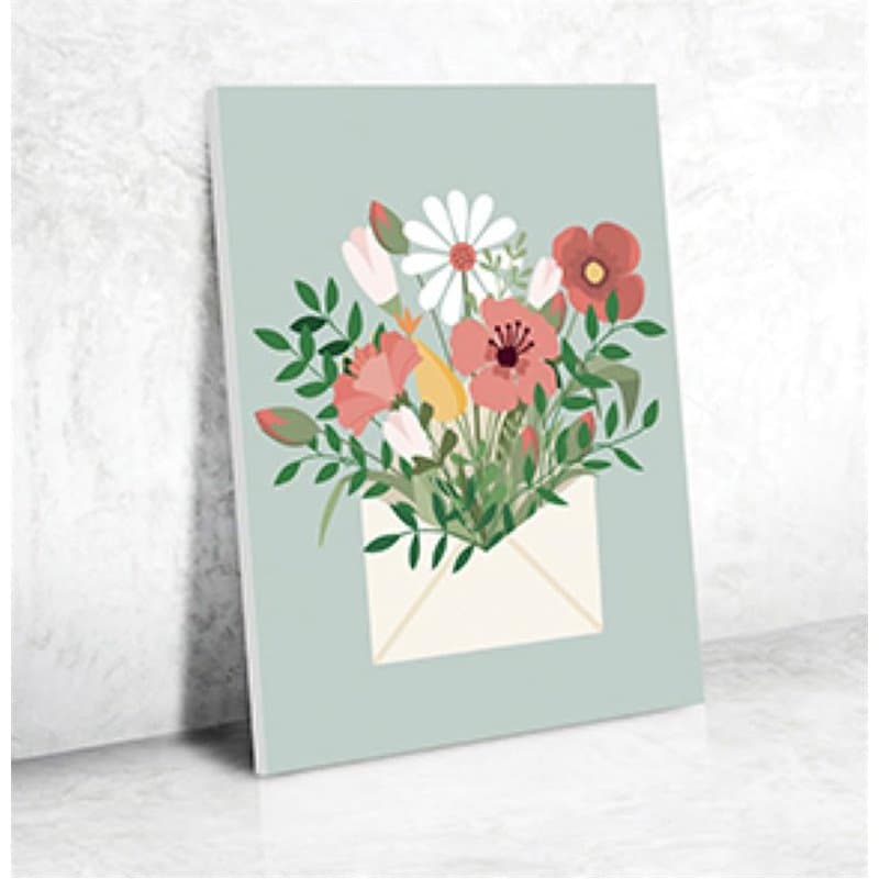 Peinture aux numéros bouquet de Fleurs - Image 1