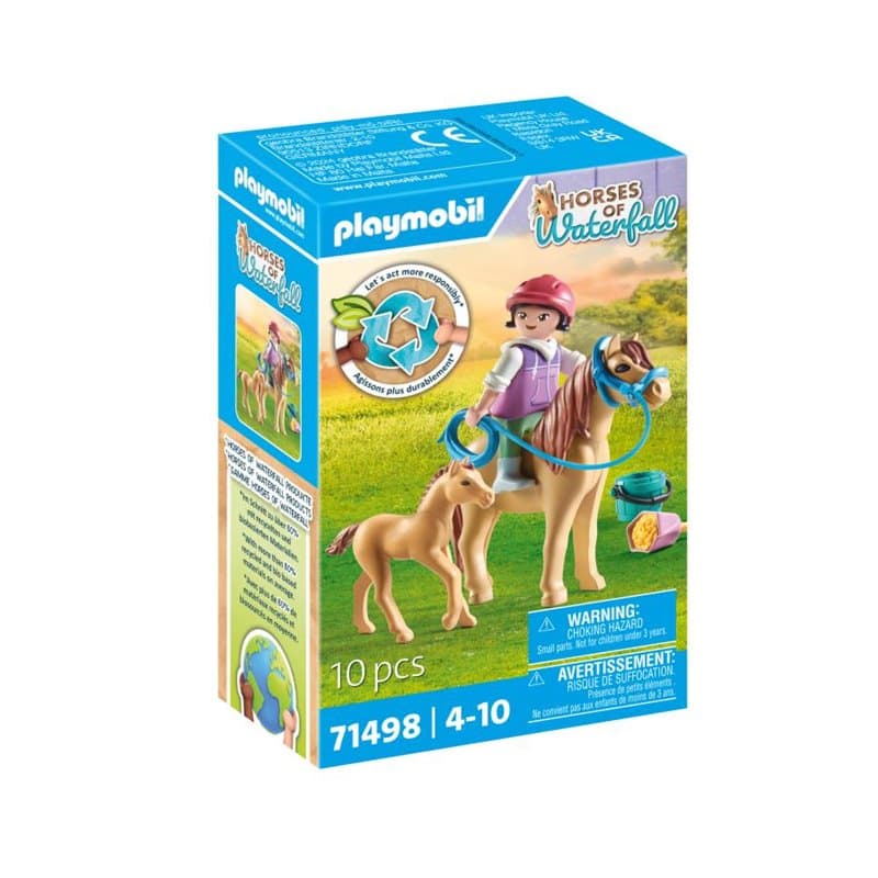 71498 - Playmobil - Enfant avec poneys - Image 1