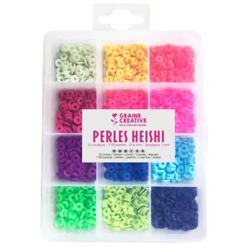 Boite de perles Heishi Fluo - Image 1