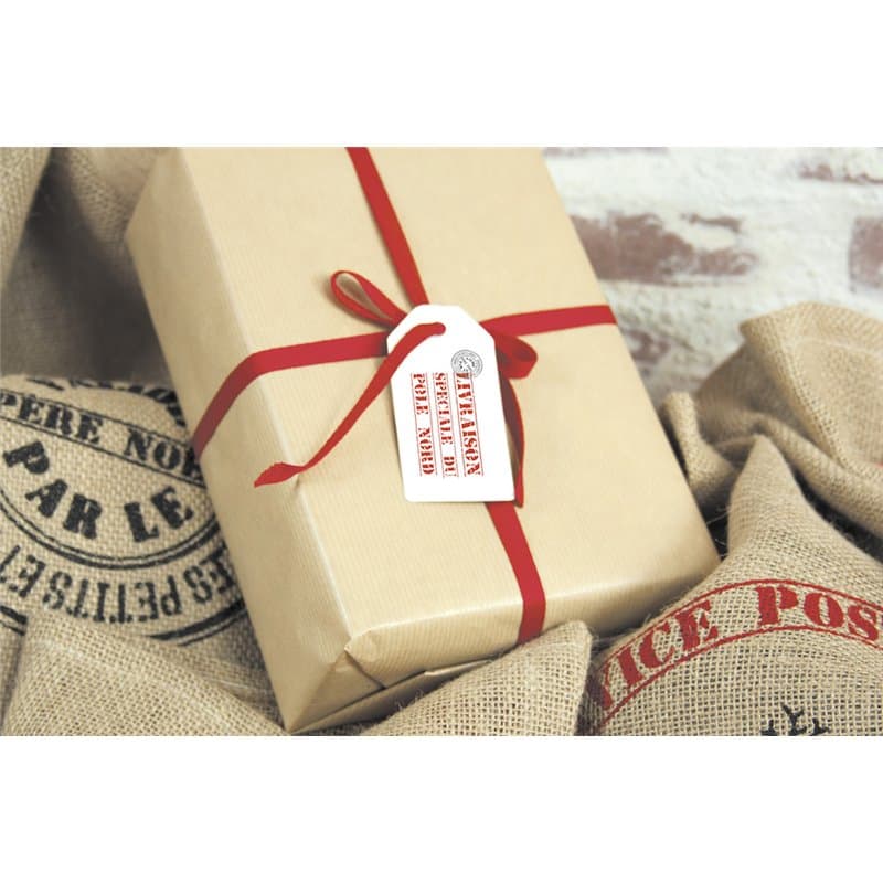 Etiquettes cadeaux noël x10 - Image 1