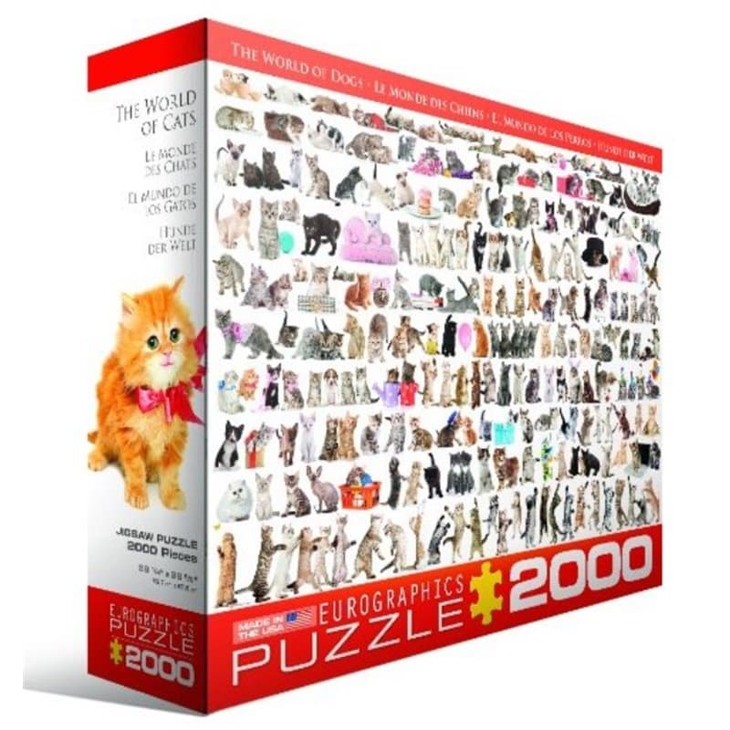 Puzzle Chats 2000 pieces - Image 1
