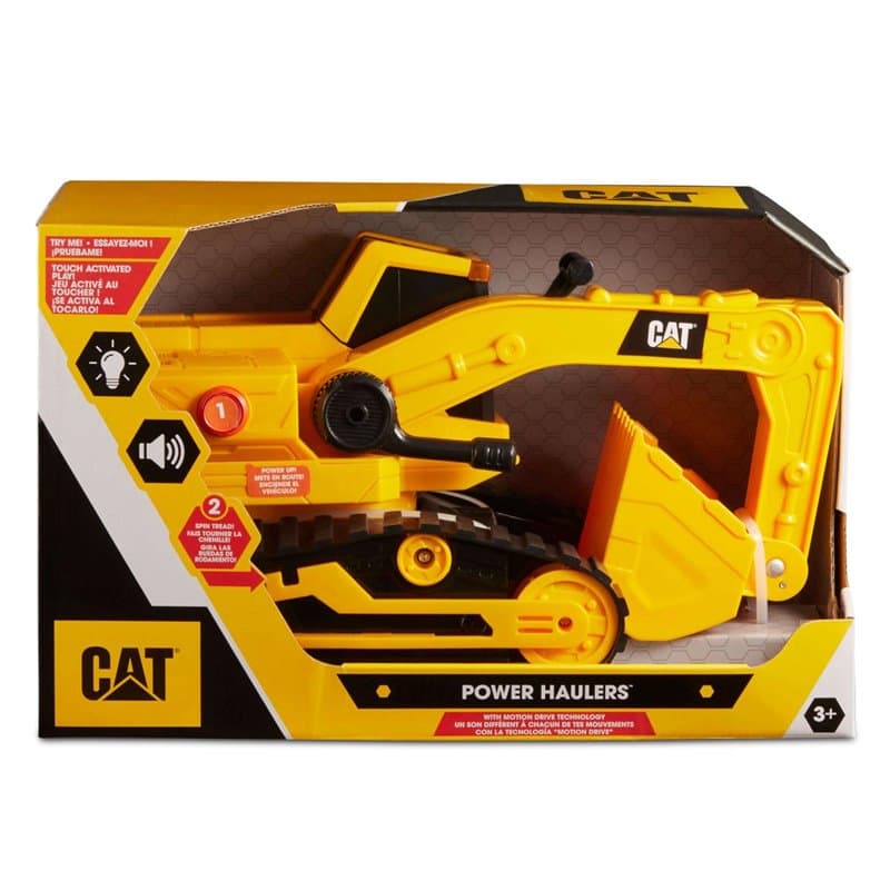 Camion Excavatrice CAT - Sons et lumieres - 30 cm - Image 1