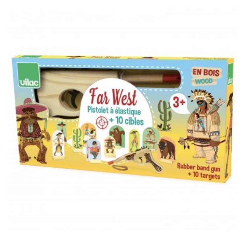 Farwest jeu de pistolet a elastique et cible - Image 1