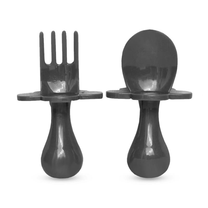 Set de 2 couverts ergonommiques Gris - Image 1