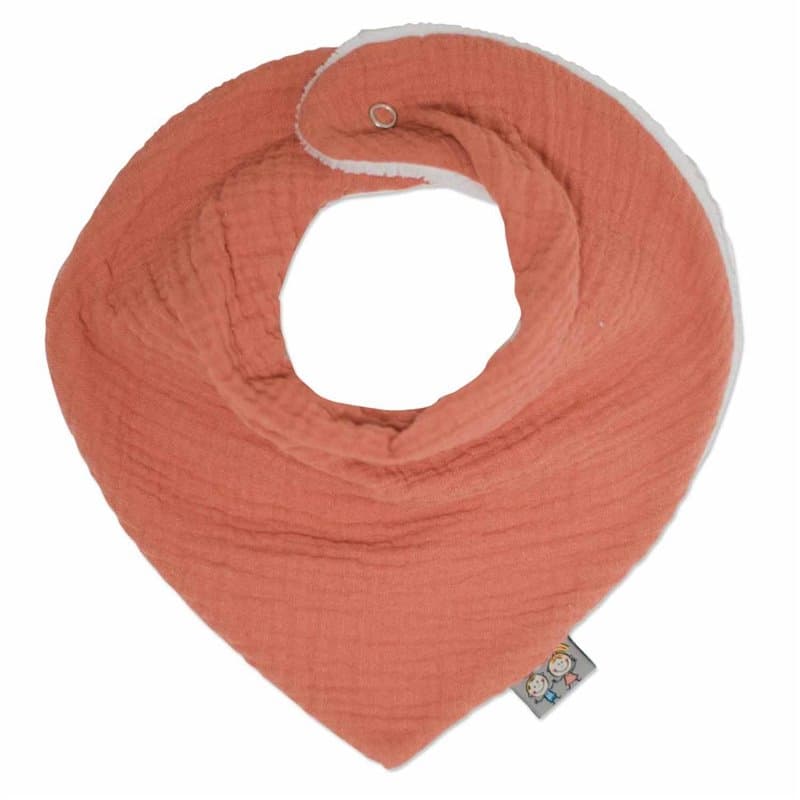 Bavoir bandana - Jeanne - terra - Image 1