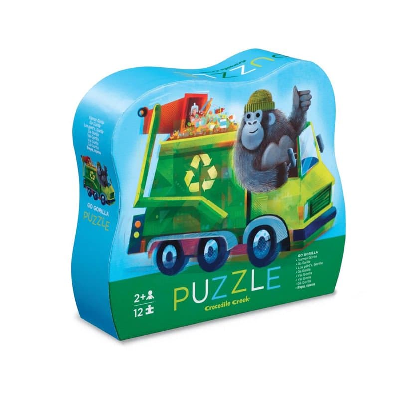 Mini puzzle Go le Gorille - 12 pcs - Image 1