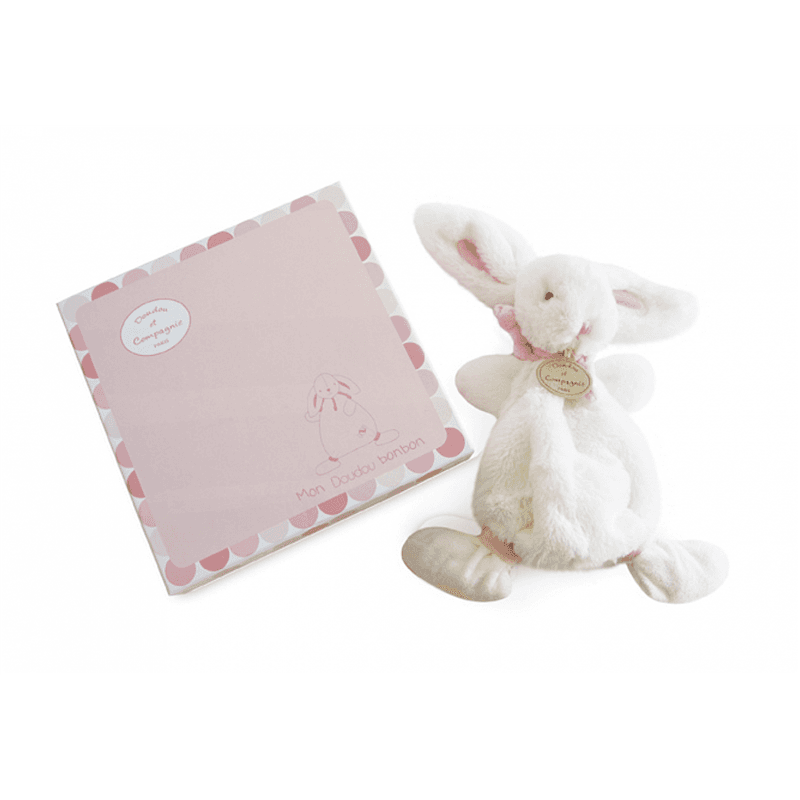 Lapin Bonbon Doudou Cie Rose - Image 1