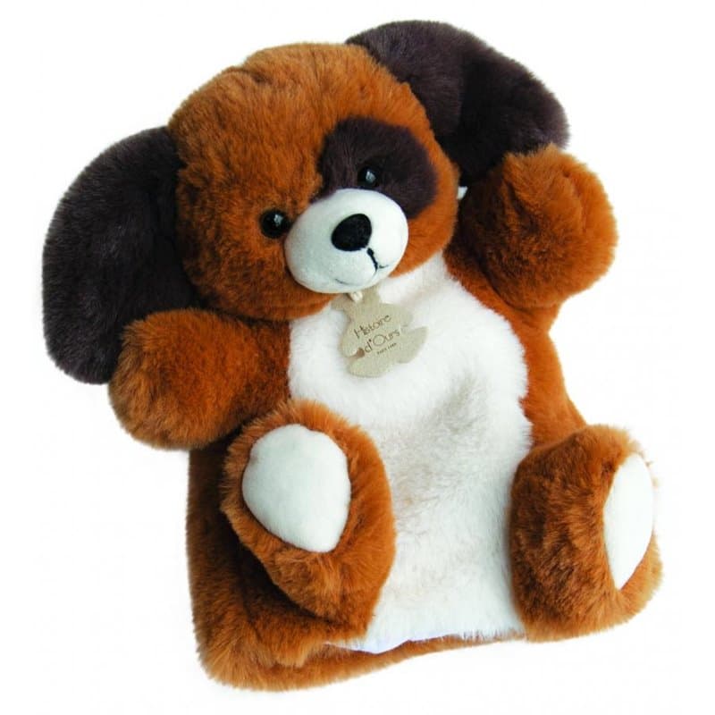 Marionnette a main doudou - chien - Image 1